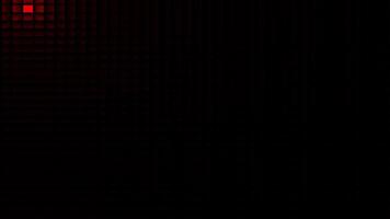 Pulsating point in a pixel grid red video