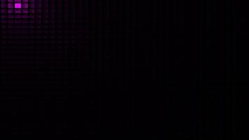 Pulsating point in a pixel grid purple video