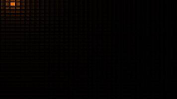 Pulsating point in a pixel grid orange video