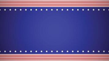 Fourth of July USA Background Template Design. vector