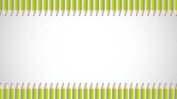 Pencils frame with white background. illustration vector
