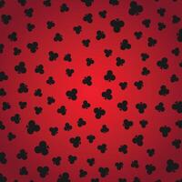 Suits Card Signs Pattern Background. Hearts, Diamonds, Spades and Clubs elements design. vector