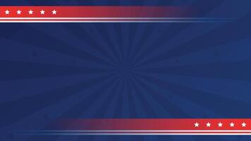 Independence day abstract background with elements of the American flag. vector