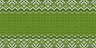 Ugly Christmas Sweater Party. Template with empty place for text. Seamless pattern with snowflakes for holiday design. Wide background. Knitwear texture. Winter knitted wool illustration vector