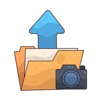 Illustration of Upload vector