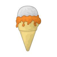Fresh Ice Cream Cone vector