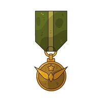 Illustration of a Military Medal vector