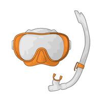 Illustration of Snorkel mask vector