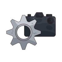 Illustration of Camera Settings vector