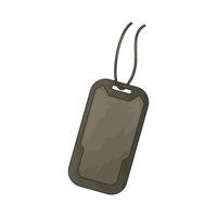 Military Dog Tag vector