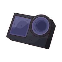 Illustration of an Digital camera vector