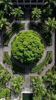 Aerial view of landscaped garden at the Four Seasons Resort photo