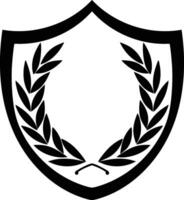 Victory Award Laurel Emblem Crest Icon vector