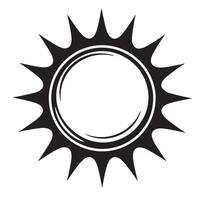 Elegant black and white sunburst illustration for various design applications and projects vector