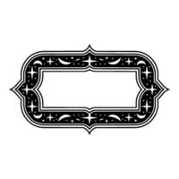 Elegant Celestial Frame Stars and Moons, Illustration vector