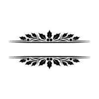 Elegant Holly Border for Holiday Greetings vector