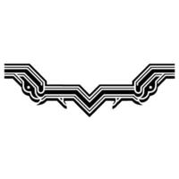 Minimalist Abstract in Black and White vector