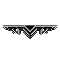 Geometric Art Deco on White, Minimalist Modern vector