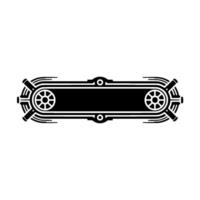 Art Deco Inspired Abstract , Minimalist vector