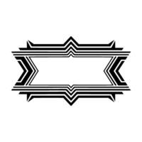 Geometric Banner Retro-Futuristic Abstract vector