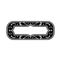 Celestial Frame , Decorative Border with Stars and Moons, Isolated vector