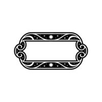 Ornate Celestial Frame - Minimalist , Elegant Space, Blank Center vector