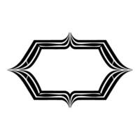 Minimalist Black White Frame , Geometric Border, Clean Style vector