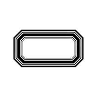 Geometric Oval Frame, Minimalist , Modern Abstract vector