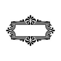 Elegant Ornate Frame, Vintage Element, Art deco vector