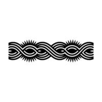 Abstract Celtic Knot Border, Minimalist vector