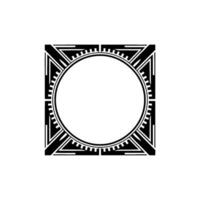 Geometric Frame, Art Deco Style, Minimalist, Retro vector