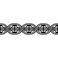 Intricate Celtic Border, Vintage , Elegant Ornamentation, Pattern vector