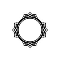 Intricate Ornamental Frame, Minimalist vector