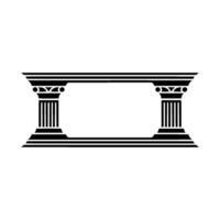 Classical Archway, Minimalist , Architectural Emblem vector