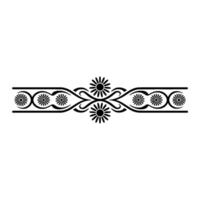 Elegant Decorative Border, Vintage Style, Ornament vector