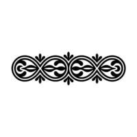 Elegant Vintage Ornament Border, Decorative Element vector