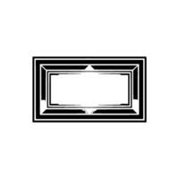 Geometric Frame, Gradient Contrast, Minimalist vector