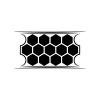 Geometric Hexagon Pattern, Minimalist, Abstract vector