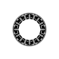 Geometric Circle Border, Minimalist , Circular Motif, Pattern vector