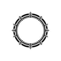 Geometric Portal, Minimalist Circle Motif, Geometry vector