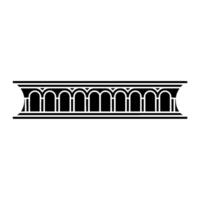 Classical Arch Motif, Minimalist , Architectural Element vector