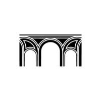 Elegant Gothic Archway, Minimalist vector