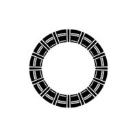 Geometric Circle Pattern, Minimalist , Circular Motif, Illustration vector