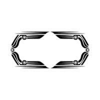 Geometric Frame, Minimalist ,Abstract Ornamentation vector