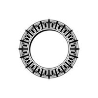 Geometric Portal, Stylized Circle, Minimalist, Geometry vector