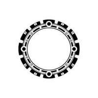 Geometric Cybernetic Frame, Minimalist vector