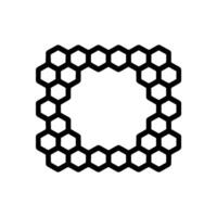 Geometric Hexagonal Framework, Minimalist vector