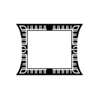 Geometric Frame, Art Deco Style, Minimalist, Border vector