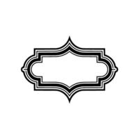 Elegant Deco Frame, Gradient Background, Minimalist vector