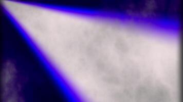 Dynamic Blue-Edged Spotlight Beam with Smoky Texture on Dark Background - Abstract Light Effect video
